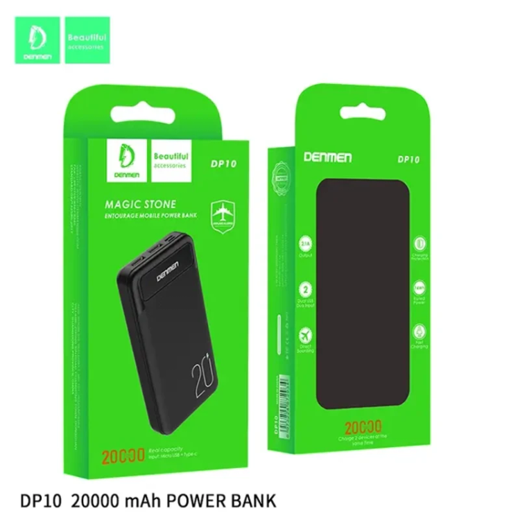 خرید پاور بانک DENMEN DP10 10.5W 20000mAh