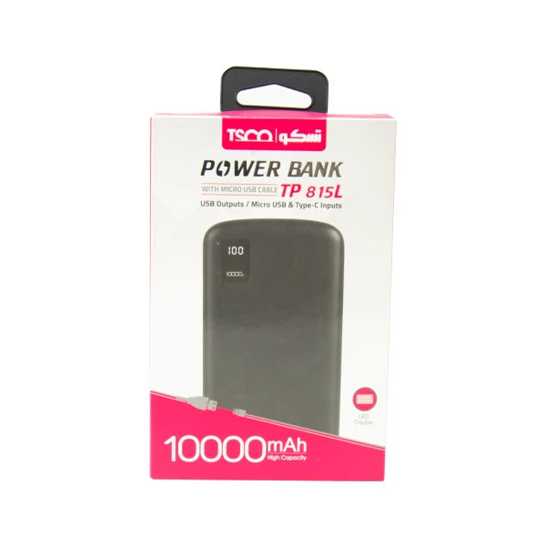 خرید پاوربانک TSCO TP 815L 10000mAh
