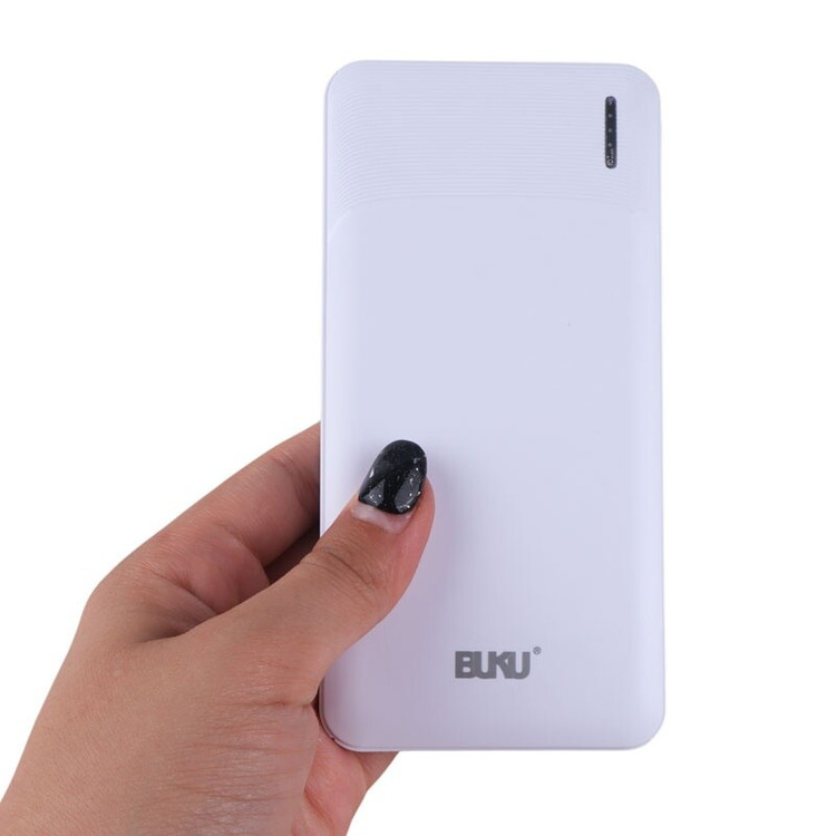 پاور بانک رنگ سفیدBUKU PB-105 12W 10000mAh