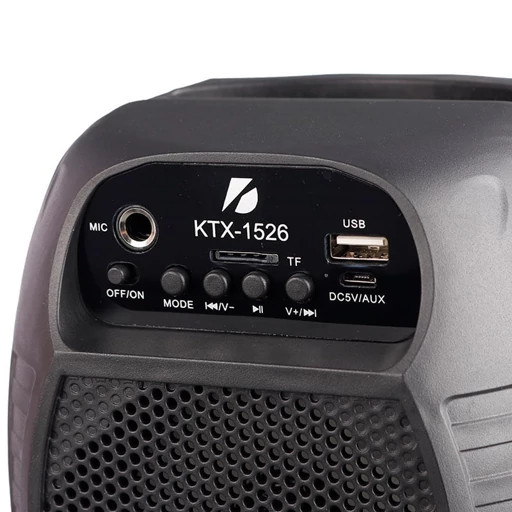 اسپیکر میکروفن خور و فلش خور و رم خور و با قابلیت تنظیم دستی KTX-1526