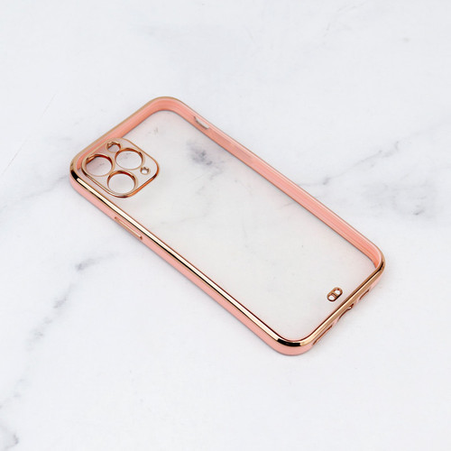 خرید قاب شفاف دور صورتی مخصوص گوشی iPhone 11 Pro