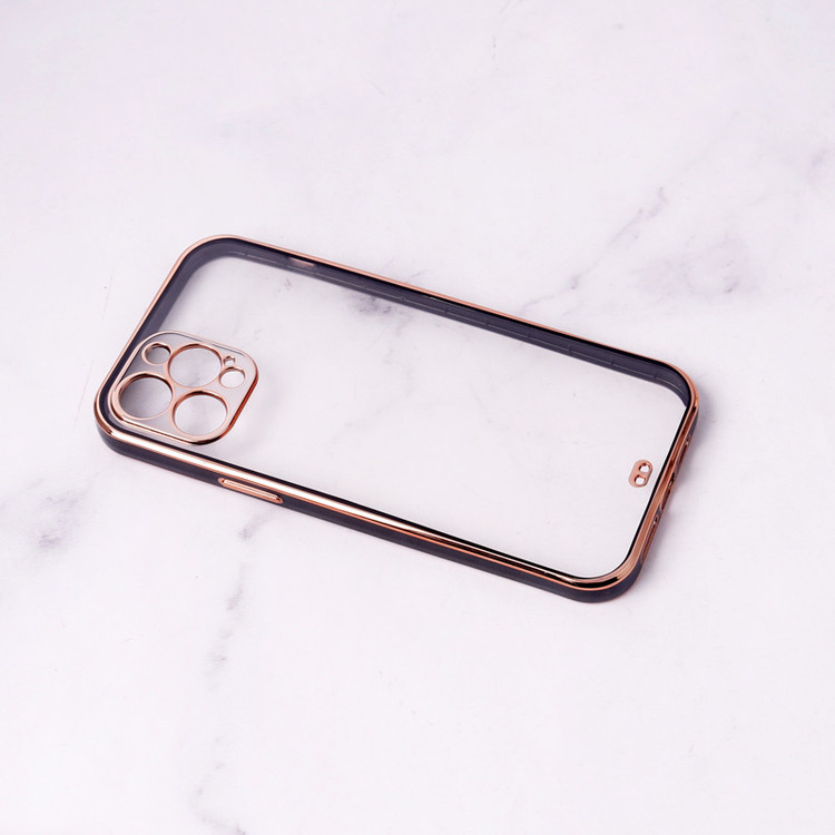 خرید قاب گوشی ژله ایی دورمشکی مخصوص گوشی iPhone 12 Pro Max