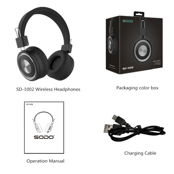 هدفون بی سیم SODO 1002 Headset