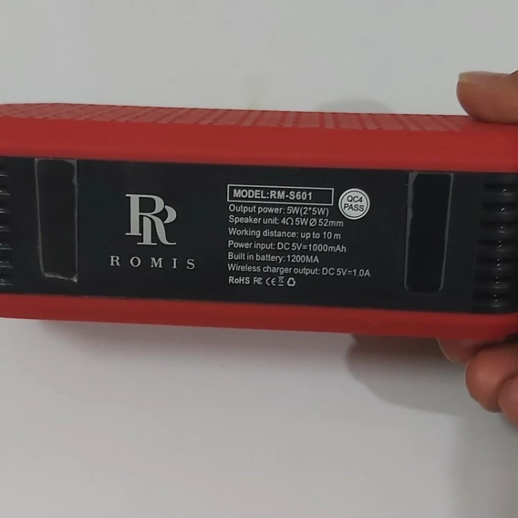 اسپیکر قابل حمل و بلوتوثی RMs601
