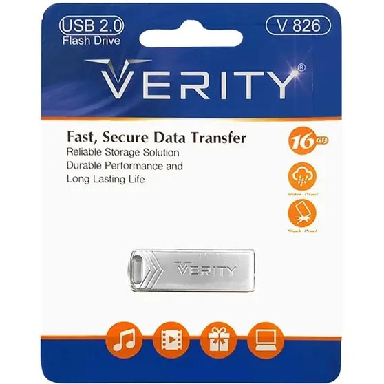 فلش وریتی VERITY مدل V826 ظرفیت 16 گیگابایت
