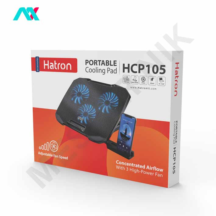 پایه خنککننده لپتاپ هترون Hatron مدل HCP105