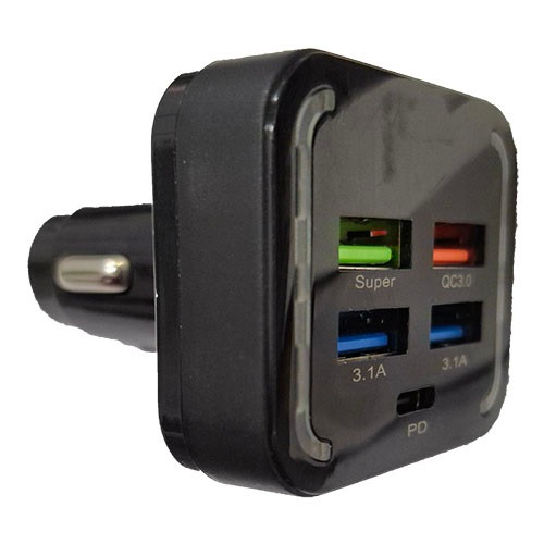 شارژر فندکی خودرو 21X با 5 خروجی
